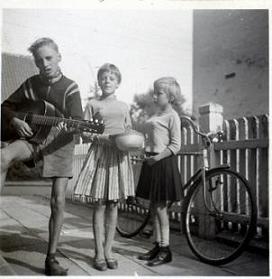 Poul, Ellen og Lis (ca. 1959)